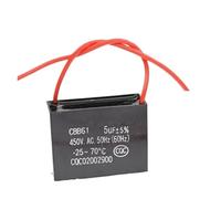 Condensateur de démarrage/marche moteur CBB61 5 µF