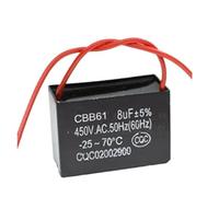 Condensateur de démarrage/marche moteur CBB61 8 µF
