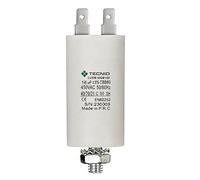 Condensateur de démarrage pour moteurs électriques, 450V, capacité : 16µF, 4 broches / M8