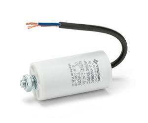 Condensateur de démarrage pour moteurs électriques, 450V, capacité : 50µF, avec câble de 15cm