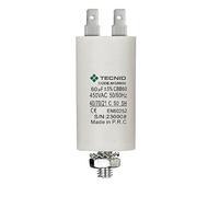 Condensateur de démarrage pour moteurs électriques, 450V, capacité : 60µF, 4 broches / M8
