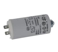 Condensateur de démarrage universel 12,5µF 450V Ø36mm longueur 70mm fixation M8 2 cosses Permanent Moteur Appareils Electriques Ménagers Pompe Volet roulant Connecteur