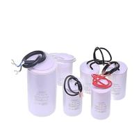 Condensateur de fonctionnement du moteur CBB60, 450V, 3UF, 4UF, 5UF, 6UF, 8UF, 10UF, 12UF, 14UF, 16UF, 18UF, 20UF, 25UF, 100UF, pompe à eau de démarrage, lave-linge, 1 pièce(4UF)
