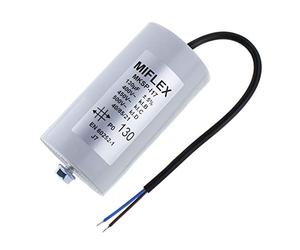 Condensateur de moteur 150μF 400 V 65 x 119 mm - Miflex - 130 uF