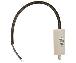 Condensateur de Moteur 3,5μF 450 V 25 x 53 mm Filetage M8, Miflex 3,5uF