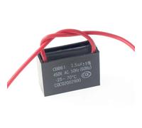 Condensateur de moteur électrique (1,5 μF) CBB61 1-20 μF pour machine à laver