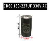 Condensateur De Moteur Pour Réfrigérateur,Congélateur,Compresseur,Puzzle De Démarrage Avec Bouchons,Ac330v,Cd60,36-43uf,216-259uf,130-156uf - Type 189-227uf