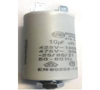condensateur ducati energia 10uf avec cosse double faston et vis