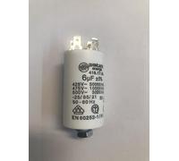 Condensateur Ducati Energia 6 µF, 450 volts Sortie Cosse Double Faston et Vis