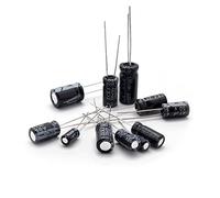 Condensateur électrolytique 1 pièces 16V 25V 50V Condensateur électrolytique en aluminium 1UF 2.2UF 3.3UF 4.7UF 10UF 22UF 33UF 47UF 100UF 220UF 330UF 470UF Condensateurs Appareils électroniques (Size