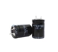 Condensateur électrolytique 1 pièces 200V470UF 470UF 200V condensateur électrolytique Volume 22 * 35MM 22X40MM Appareils électroniques