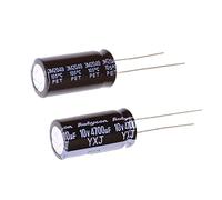 Condensateur électrolytique 10V4700UF 12,5x25mm, 5 pièces, 4700uf 10v 4700uF/10V, haute fréquence, faible résistance, longue durée de vie Appareils électroniques