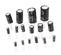 Condensateur électrolytique 150 Pièces, 50V 1uF à 2200uF Kit D'assortiment De Condensateurs Monolithiques Multicouches Kit D'assortiment De Condensateurs électrolytiques Pour L'électricité Industriell