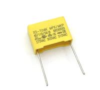 Condensateur électrolytique 20 pièces 100nF condensateur X2 condensateur 275VAC pas 15mm X2 condensateur à Film polypropylène 0.1uF Appareils électroniques
