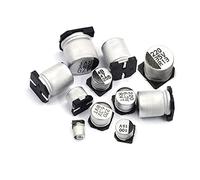 Condensateur électrolytique 2000/1000/500/200PCS Condensateur électrolytique SMD 6.3v 10v 16v 25v 35V 50V 0.1 1 2.2 3.3 4.7 10 22 33 47 100 220 330 470UF 1000UF Appareils électroniques (Size : 4.7UF
