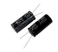 Condensateur électrolytique 250V 1mF 2.2mF 3.3mF 4.7mF 6.8mF 10mF 22mF 33mF 47mF 68mF 100mF 150mF 2-20 pièces(10PCS 6.8UF 250V)