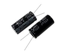 Condensateur électrolytique 250V 1mF 2.2mF 3.3mF 4.7mF 6.8mF 10mF 22mF 33mF 47mF 68mF 100mF 150mF 220mF 330mF 470mF 680mF 2200mF 2-20 pièces(2PCS 68UF 250V)