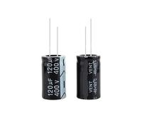 Condensateur électrolytique 400 V 120 uf, dimensions 18 x 30 mm, 2/5 pièces(5PCS)