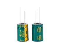 Condensateur électrolytique 450 V 82 µF 18 x 25 mm, 2/5 pièces(2PCS)