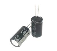 Condensateur électrolytique 5 pièces 400v100uf 18x30mm condensateur électrolytique en aluminium 400v 100uf 100mf400v 100MFD400v 400vdc 400wv 100mf 100MFD Appareils électroniques