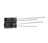 Condensateur électrolytique 63V4.7UF 100PCS 4.7uf 63v 5 * 11MM