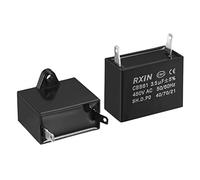 Condensateur électrolytique Condensateur de fonctionnement CBB61, 450 V AC 3,5 uF 50/60 Hz Condensateur rond à insertion , faible perte, idéal for les démarreurs électroniques de machines à laver