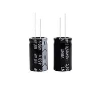 Condensateur électrolytique, Condensateur électrolytique 68 UF 450 V 18 x 30 mm, lot de 5 ou 10 pièces(10PCS)