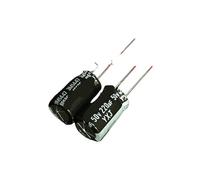 Condensateur électrolytique, Condensateurs électrolytiques 50 V 220 uF 10 mm x 16 série YXJ, paquet de 30 ou pièces(30PCS)