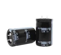 Condensateur électrolytique, Condensateurs électrolytiques en aluminium DIP radiaux 35 x 50 mm, 1 pièce, V-450 V, 1000 uF-10000 uF, tolérance de 20%(50V10000UF 35X50MM)