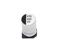 Condensateur électrolytique en aluminium 16 V 470 UF, 50 pièces, puce CMS, 8 x 10,4 mm, capacitémètres