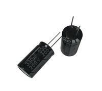 Condensateur électrolytique en aluminium 200V 330µF 18x35mm 330µF 200V 200V330MF 330MF200V 200V330MFD 200Vdc 200WV 200V 330µF 22µF 33µF