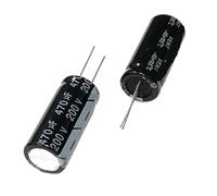 Condensateur électrolytique en aluminium 200V470uf 18x40mm, 470uf 200v 470mf 200vdc 470MFD 200wv 22uf 33uf 47uf 100uf 220uf 330uf 200v(200v22uf 8x16 10pcs)