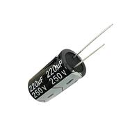 Condensateur électrolytique en aluminium 250V220uf 18x30mm 220uf250v 250v 220uf 220mf 220MFD 250v220mf 220mf250v 250wv 250vdc 330uf 470uf 5-20 pièces(250v100 16x25 5pcs)