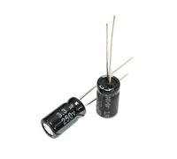 Condensateur électrolytique en aluminium 250V3.3uf 6x11mm 3.3uf250v 250v3.3mf 3.3mf250v 250v3.3FMD 250wv 250vdc 250v 3.3uf 4.7uf 6.8uf(250v470 18x40 5pcs)