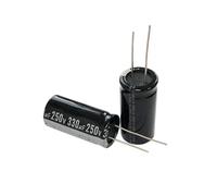 Condensateur électrolytique en aluminium 250V330uf 18x35mm 250v 330uf 330mf 330MFD 330uf250v 250v330mf 250wv 250vdc 330MFD 470uf 2.2uf(250v2.2uf 6x12 10pcs)