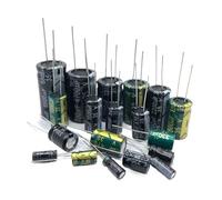 Condensateur électrolytique en aluminium 35V, 33uf, 47uf, 100uf, 220uf, 470uf, 1000uf, 2200uf, 3300uf, 4700uf, 6800uf, 35wv, 35vdc, 33mf, 470mf, 1000mf(35v6800uf 5pcs)