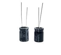 Condensateur électrolytique en aluminium 35V330UF 10x13mm 330uf35v 35v 330uf 35v330mf 330mf35v 35v330MFD 35wv 35vdc 470uf 680uf(35v1000 10x20 10pcs)