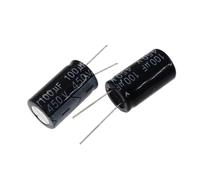 Condensateur électrolytique en aluminium 450v 2,2mf 3.f 4,7mf 6,8mf 10mf 15mf 22mf 3f 47mf 68mf 82mf 100mf 120mf 150mf 220mf(5pcs 100uF 450V)