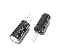 Condensateur électrolytique en aluminium 450V150UF 18 x 35 mm 150uf450v 450v150mf 150MFD 150uf 450v 150mf450v 150mfd450v 450vdc 450v 150uf (450v222) 0 18 x 50 1 pièce)