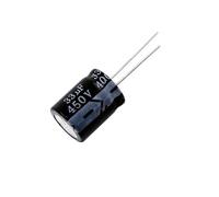 Condensateur électrolytique en aluminium 450V33uf 16x25mm 33uf 450v 450v33mf 33mf450v 450v33MFD 33mf 33MFD 450Volt 450wv 450vdc 450v 33uf(450v15uf 10x17 10pcs)