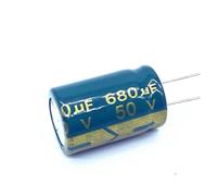 Condensateur électrolytique en aluminium, 50v, 680UF, taille 13x20, 680UF, 20%, 10 pièces/lot