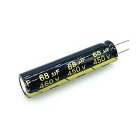 Condensateur électrolytique en aluminium, 68UF, 450v, 68UF, taille 13x50, 20%, 6 pièces/lot