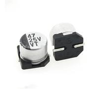 Condensateur électrolytique en aluminium CMS 25 V 47 UF 6,3 x 5,4 mm 47 µF/25 V, 20 pièces