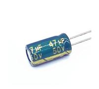 Condensateur électrolytique en aluminium, haute fréquence, basse impédance, 50v, 47UF, taille 6x12, 47UF, 20%, 20 pièces/lot