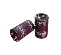 Condensateur électrolytique en aluminium haute fréquence DIP 450V 220UF 25 * 40MM