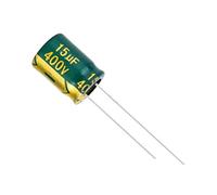 Condensateur électrolytique en aluminium, haute fréquence et basse impédance 400V 15UF, 20 pièces/lot, 15UF, seulement 20% Appareils électroniques