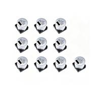 Condensateur électrolytique en aluminium SMD, Kit d'assortiment 6.3V-50V,1uF ~ 1000uF, 10 pièces(50V220UF)