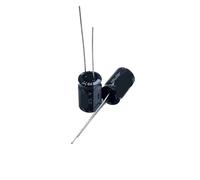 Condensateur électrolytique, Lot de 2 condensateurs électrolytiques 25 V 10 UF-220 UF noirs, plusieurs tailles(25v47uf 5x11)