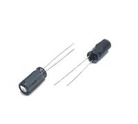 Condensateur électrolytique, Lot de 2 condensateurs électrolytiques 25 V 10 UF-47 UF noirs, plusieurs tailles(25v47uf 5x7)