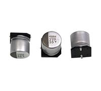 Condensateur Elko 10x radial 220µF 35V | Condensateur électrolytique SMD jusqu'à 125°C | 220uF Electrolytic Capacitor from United Chemi-Con